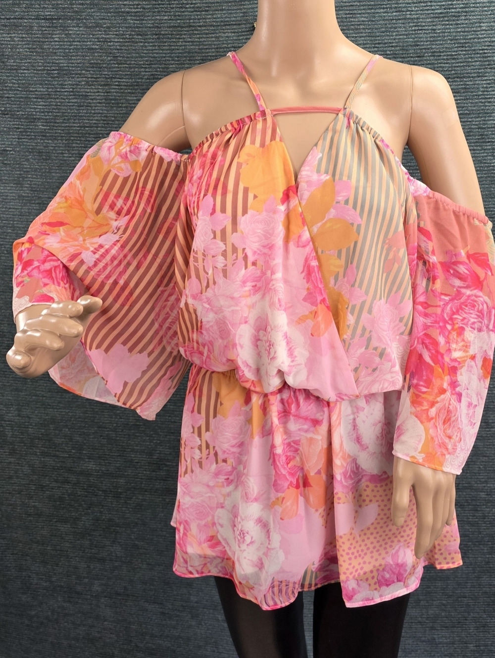 City Chic Adelina Print Top